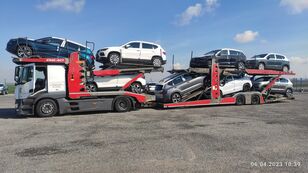 Mercedes-Benz Actros  autotransporter + autotransporter aanhanger