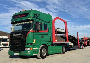 Scania R410 autotransporter + autotransporter aanhanger