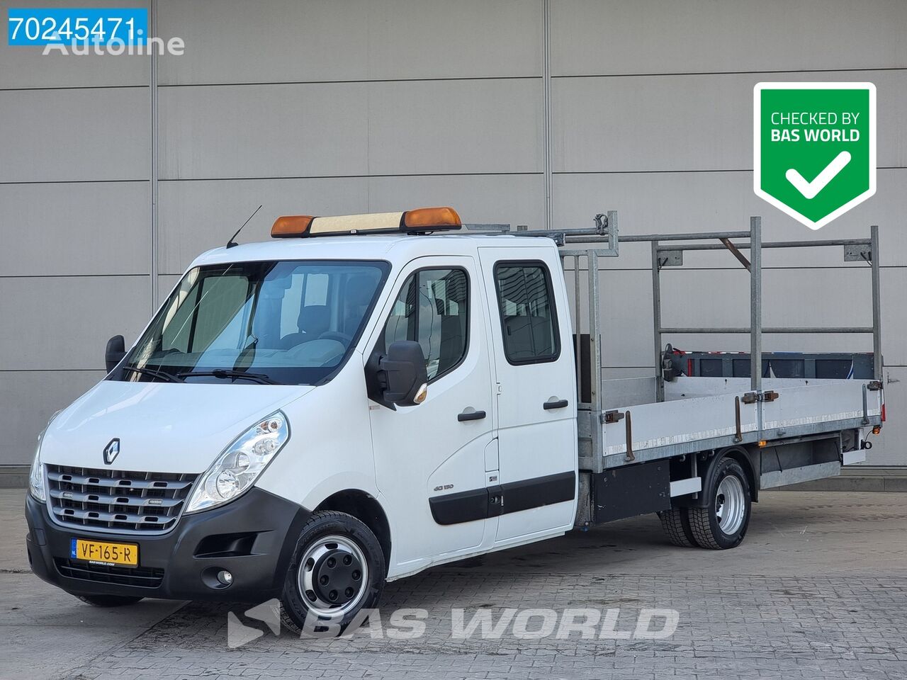 Renault Master 150PK Open Laadbak Dubbel Cabine Pritsche Trekhaak Airco  open laadbak vrachtwagen < 3.5t