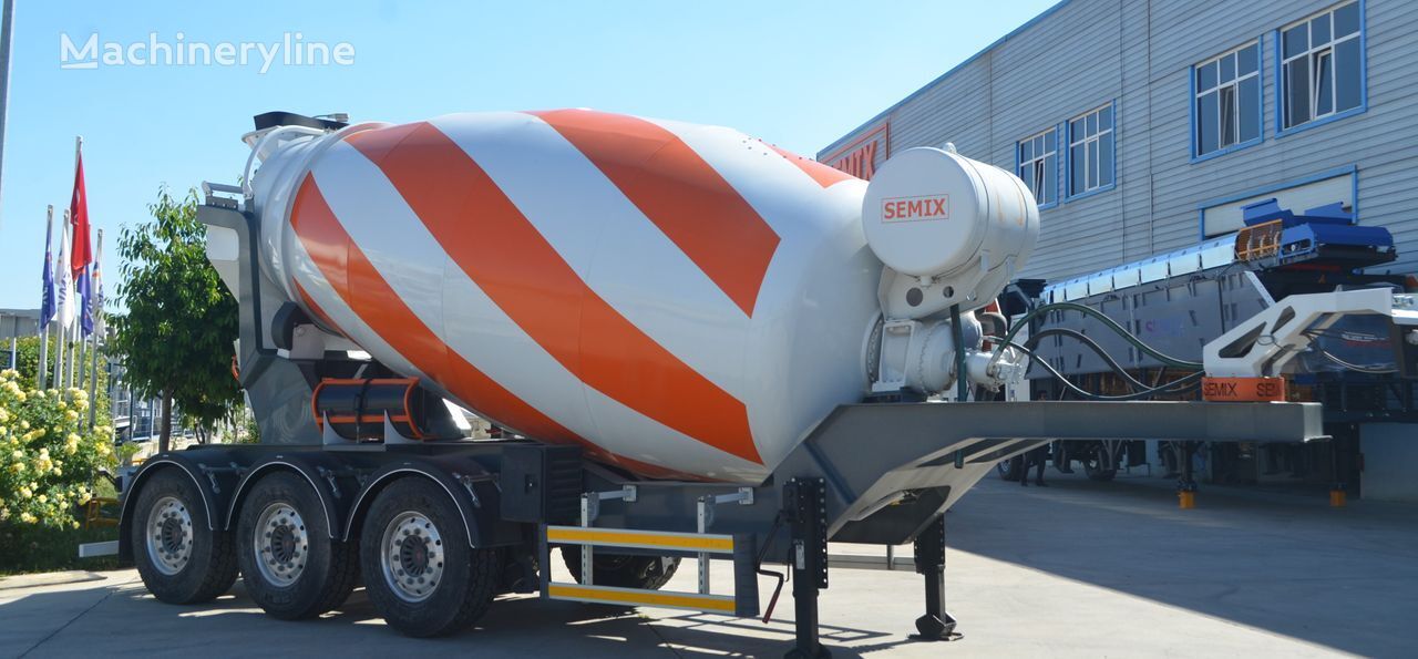 nieuw Semix STM 12 betonmixer oplegger