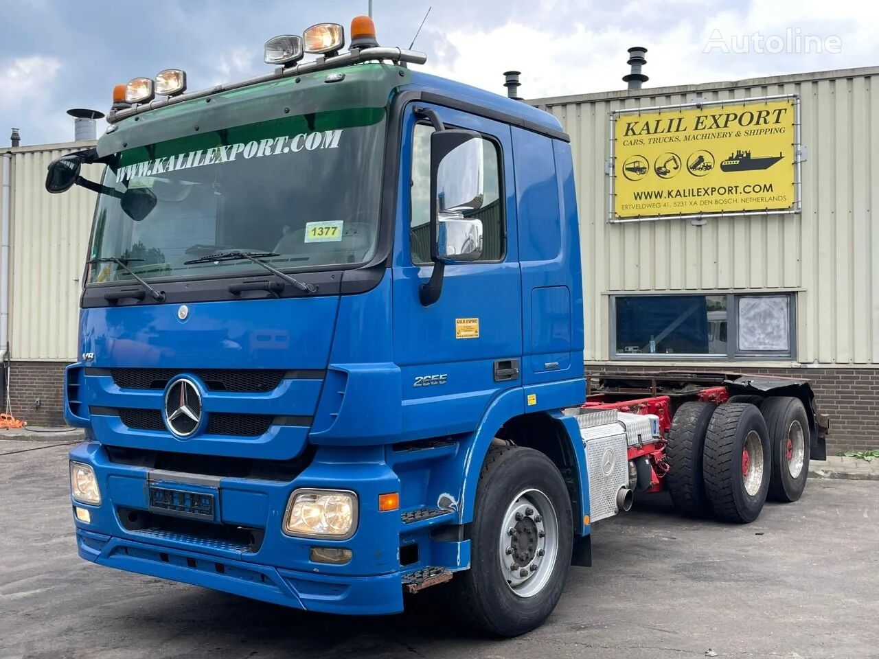 Mercedes-Benz Actros 2655 MP3 Heavy Duty Tractor Chassis 6x4 V8 EPS Big Axle R chassis vrachtwagen