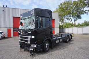Beschadigde Scania NGS R410 / RETARDER / LIFT+LENKASCHSE / GERMAN TRUCK / FULL-AIR  chassis vrachtwagen