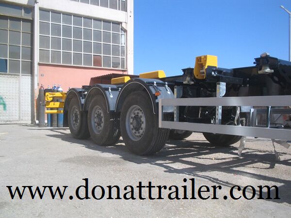 nieuw Donat Container Chassis Semitrailer - Extendable container oplegger