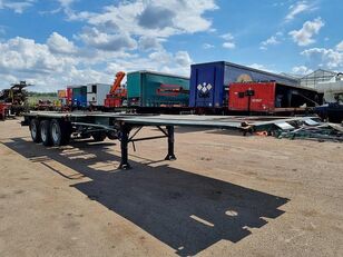 Groenewegen 3 AXLE CONTAINER CHASSIS 40FT 2X20FT 20FT MIDDLE CONNECTION container oplegger