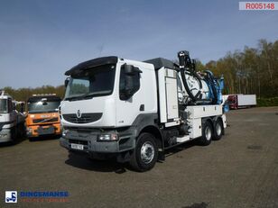 Renault Kerax 450 dxi 6x4 RHD Rivard vacuum tank 11.9 m3 hogedrukspoelwagen