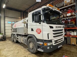 Scania G440 suction/flushing truck w/ Nomek superstructure WATCH VIDEO hogedrukspoelwagen