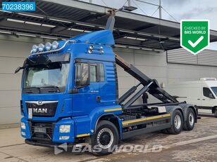 MAN TGS 26.500 6X4 Retarder Hydrodrive 21T VDL Hook Standklima Euro  haakarm vrachtwagen