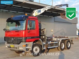 Mercedes-Benz Actros 2631 6X4 NL-Truck 3-Pedals Kennis 11000-F Crane + Hooklif haakarm vrachtwagen