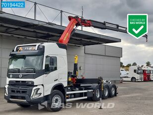 nieuw Volvo FMX 500 8X4 NEW Palfinger PK24.001 Crane Kran + Hyva 26-60 Euro  haakarm vrachtwagen
