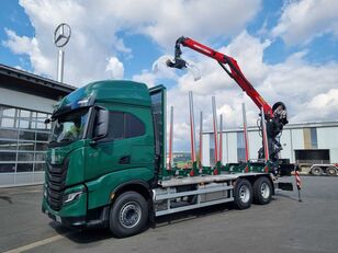 IVECO X-WAY AS300X57ZP ON+  houtvrachtwagen