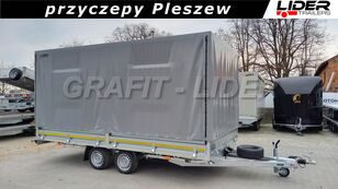 nieuw Lider Universal trailer shipping road transport LT-138 przyczepa + pla huif aanhanger