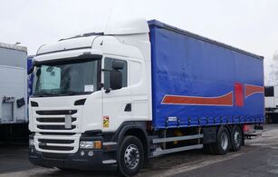 Scania G 320 6X2 / FIRANKA/ STANDARD / AUTOMAT / EURO 6 / OŚ PODNOSZONA huifzeilen vrachtwagen