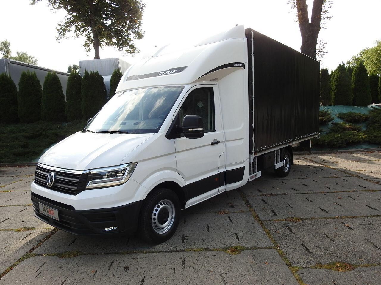 Volkswagen CRAFTER PLANDEKA 10 PALET WEBASTO TEMPOMAT KLIMATYZACJA LEDY  18 huifzeilen vrachtwagen