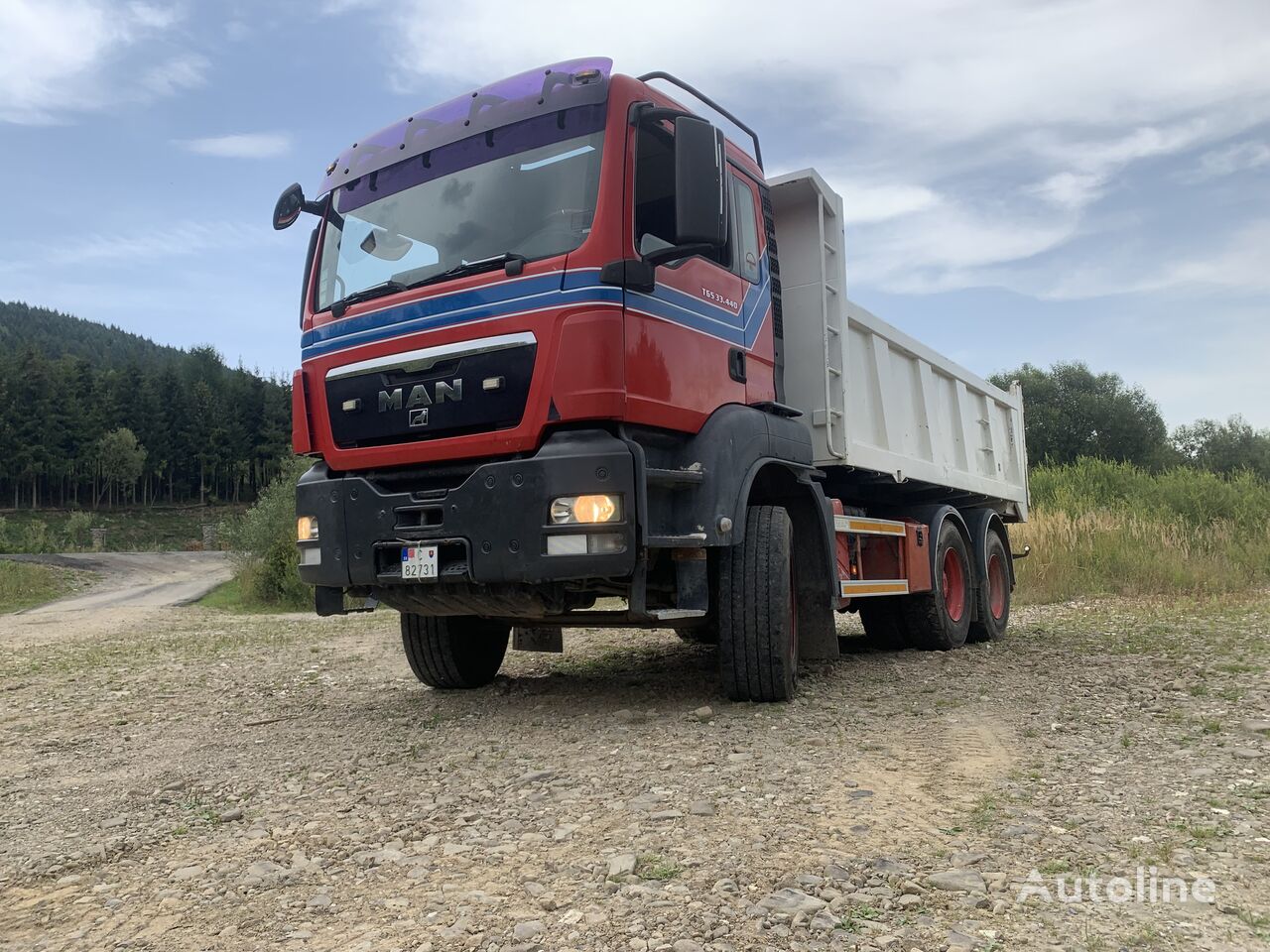 MAN TGS 33.440 kipper vrachtwagen