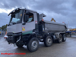 Beschadigde Renault C440 Carte Grise Française  kipper vrachtwagen