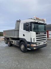 Scania R124 400 6x2 Manual Full Steel  kipper vrachtwagen