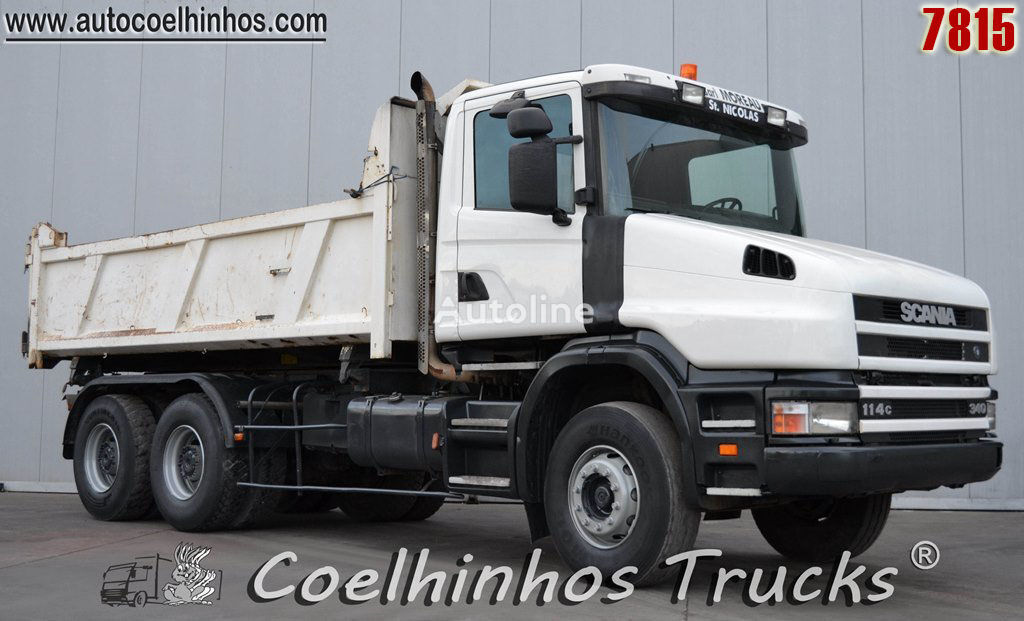 Scania T114C 340 kipper vrachtwagen