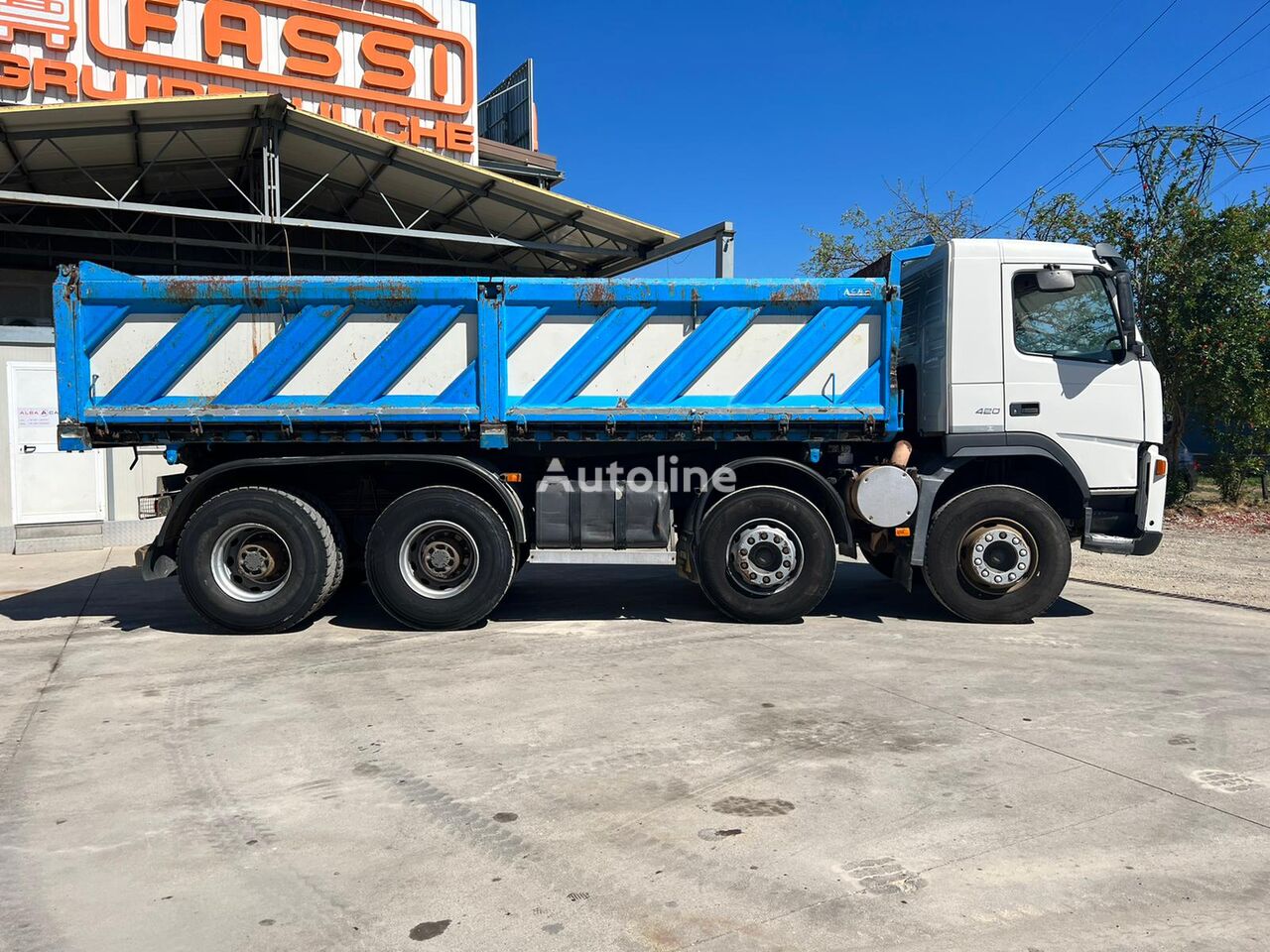 Volvo FM12 420 kipper vrachtwagen