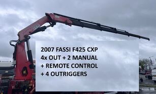 Fassi F425CXP + REMOTE + 4 OUTRIGGERS - 4x OUT + 2 MANUAL arm voor vrachtwagen