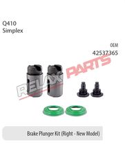 RelaxParts remklauw voor IVECO Q410 SIMPLEX    Brake Plunger Kit (Left - Right – New Model)  trekker