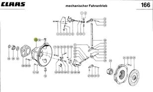 Claas Dominator 98 - obudowa sprzęgła 0006942510 versnellingsbak