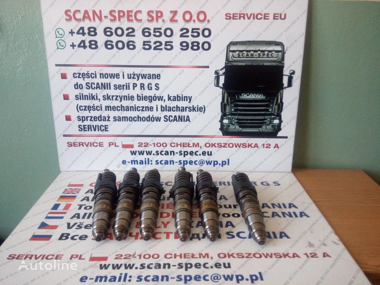 Scania Pompowtrysk HPI Euro 5 TEST - OK SC1846351 verstuiver voor Scania SERIE  R trekker