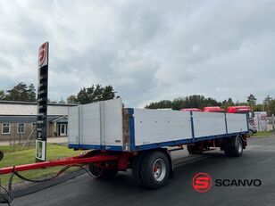 Dapa 20 ton 8,0 mtr. lad + containerlåse open laadbak aanhanger