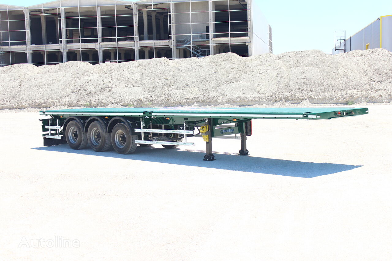 nieuw Gewolf Platform - Fixed Chassis - Flatbed Semi Trailer open laadbak oplegger