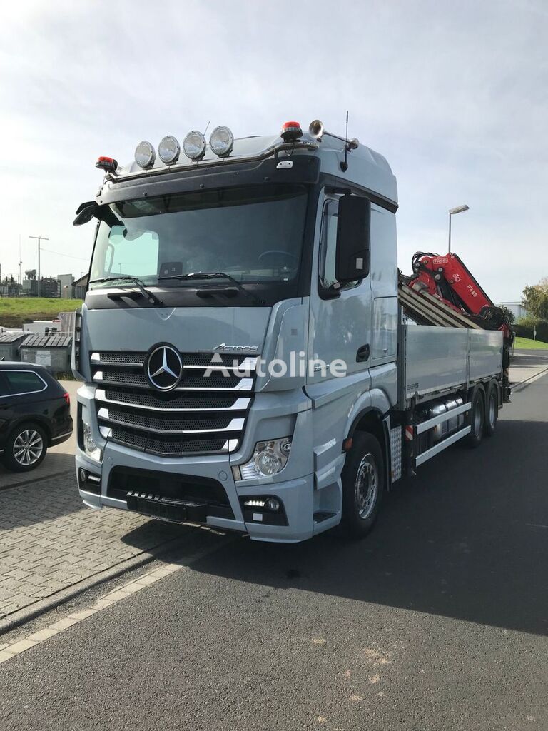 Mercedes-Benz Actros  2648  open laadbak vrachtwagen + open laadbak aanhanger
