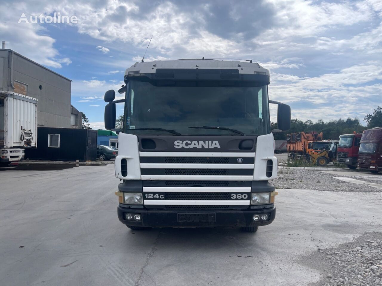 Scania 124 G  360 Ohne Kran open laadbak vrachtwagen