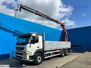 Volvo FM13 460 6x4, EURO 5, Manual, Atlas,Remote,Steel suspension open laadbak vrachtwagen