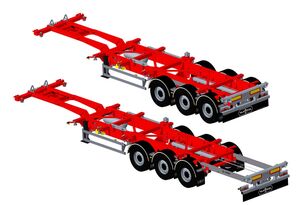 nieuw VAN HOOL BACK-SLIDER container oplegger