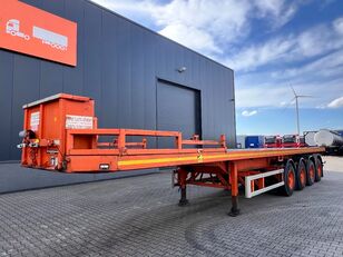 Mol 62 tons Ballast trailer, 4 axles, 2 steering axles, Belgium- tra platform oplegger