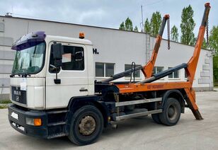 MAN 18.260 lift dumper for containers 4x2 MANUAL FULL RESOR portaalarmsysteem truck