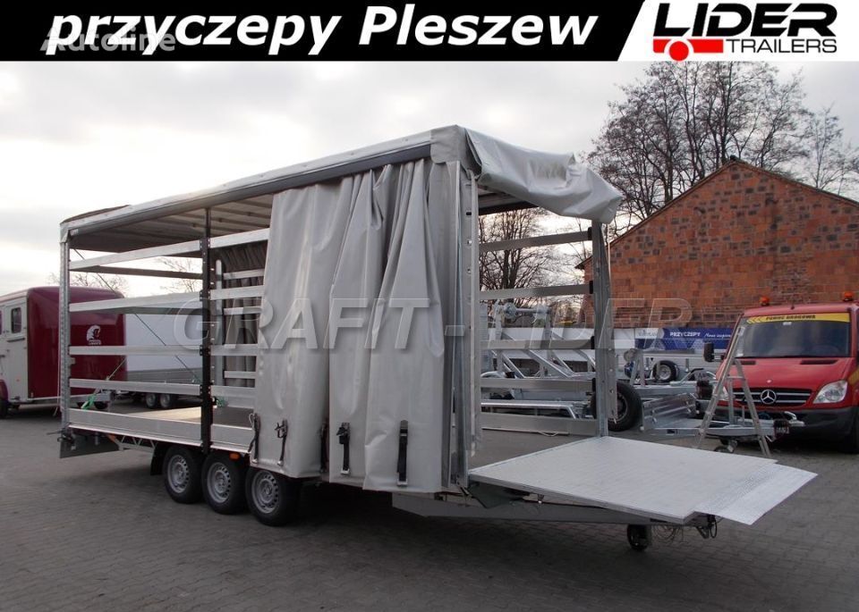 nieuw Lider lider-trailers LT-087 przyczepa 620x220x240cm, firana dwustronna schuifzeil aanhanger