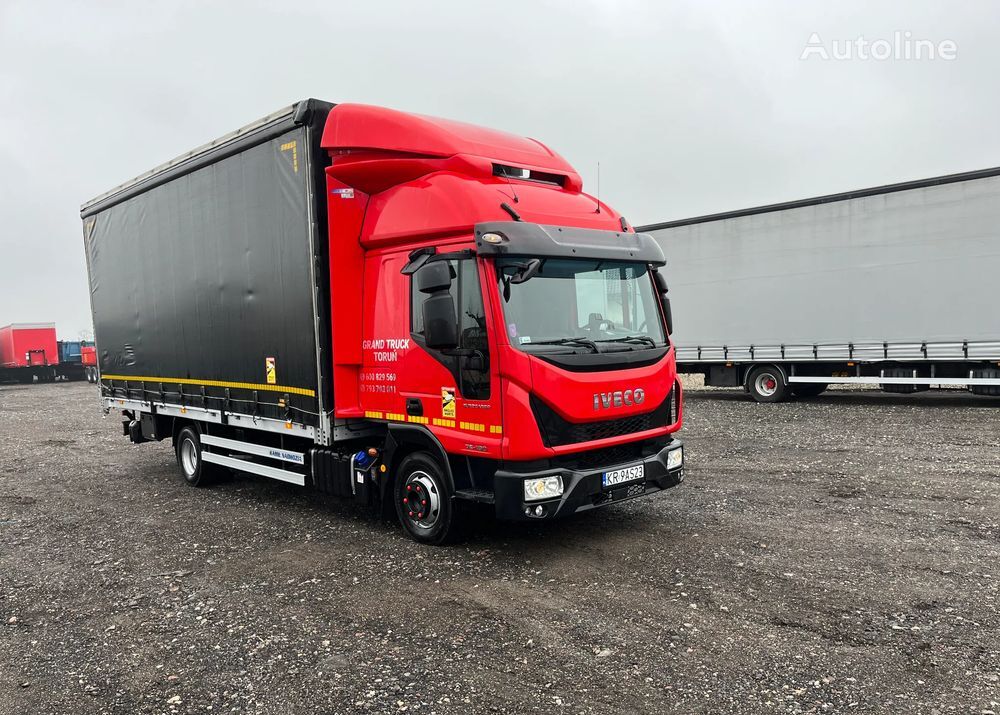 IVECO EUROCARGO 75-190 schuifzeilen vrachtwagen