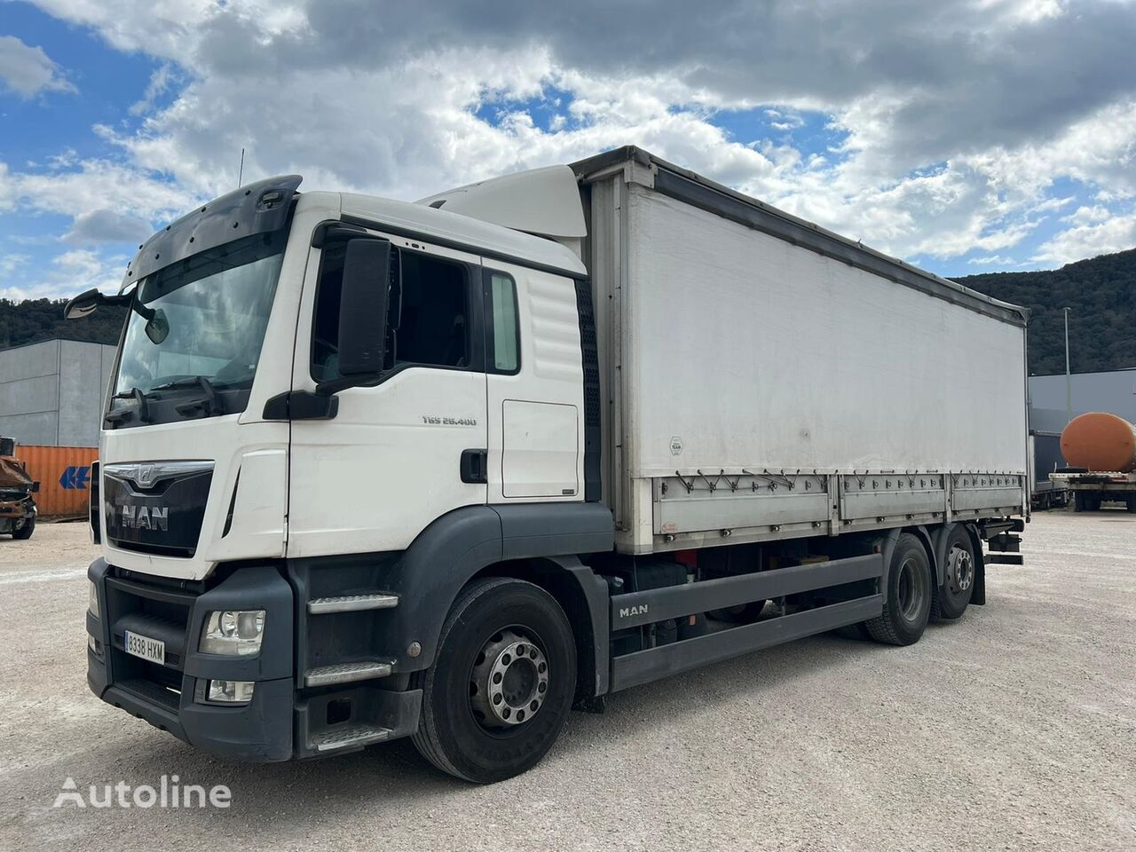 MAN TGS-26.400 SEMITAULINER-EURO 6 schuifzeilen vrachtwagen