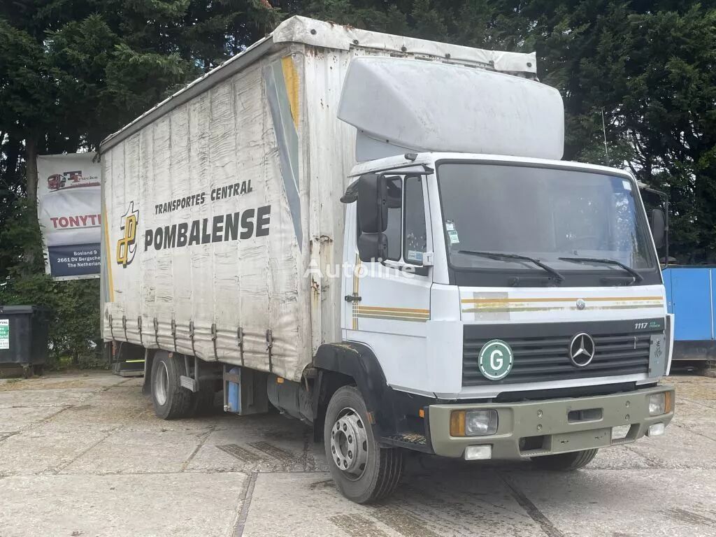 Mercedes-Benz 1117 4X2 BOX Spring/Spring Manual Gearbox schuifzeilen vrachtwagen