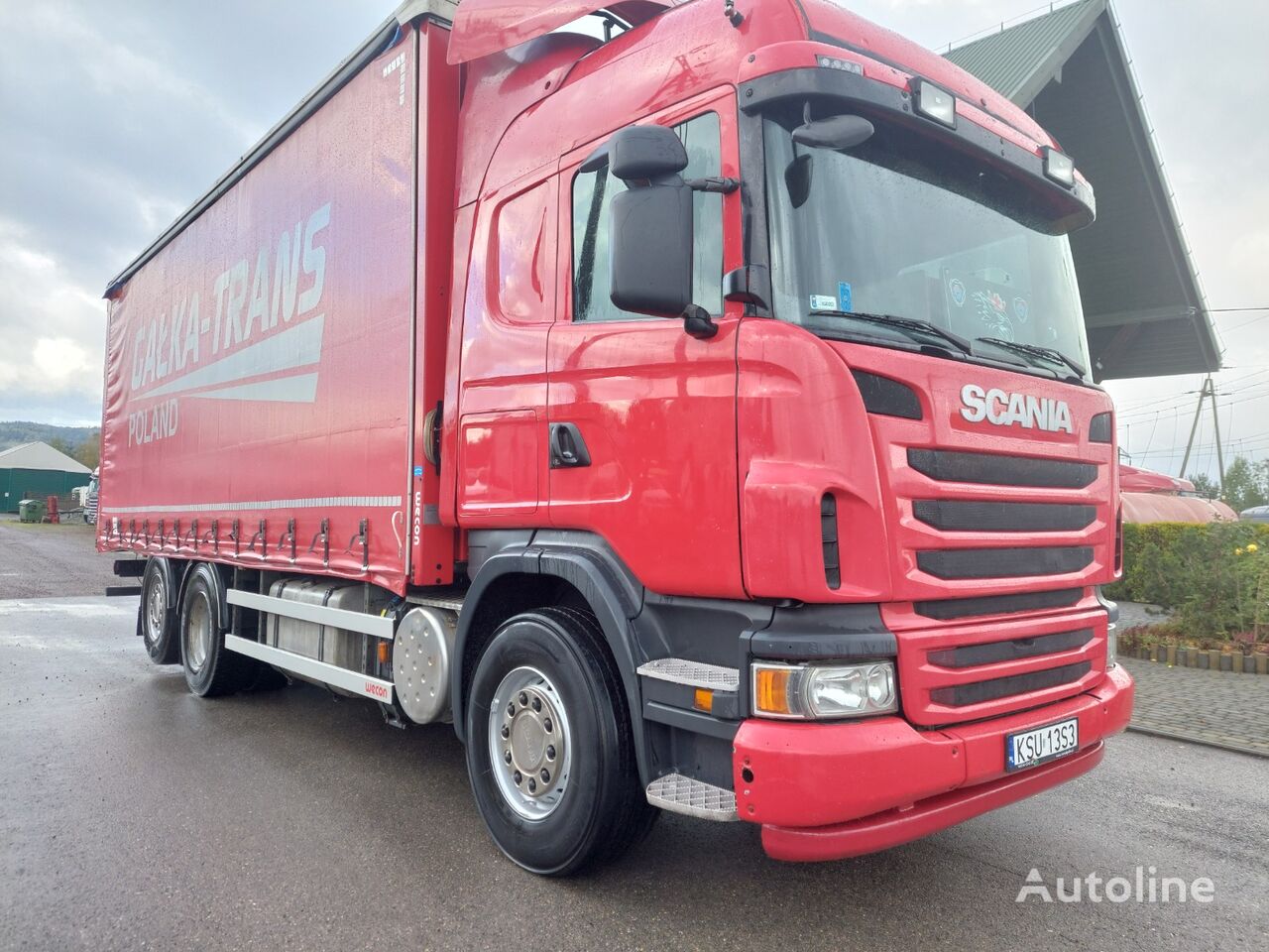 Scania G 480 schuifzeilen vrachtwagen