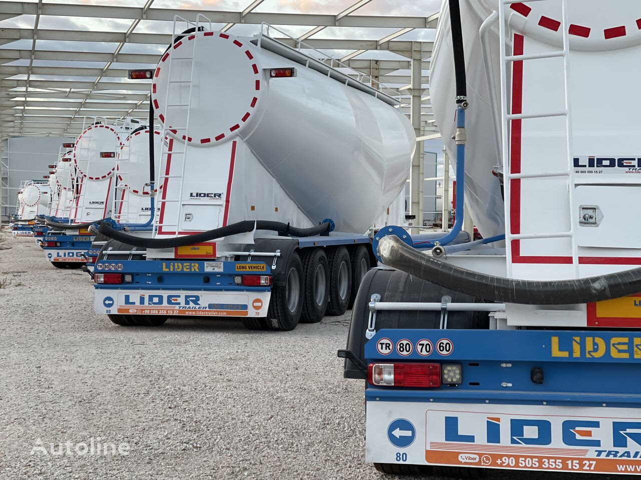 nieuw Lider LIDER NEW 2023  MODELS bulk cement trailer cement tank