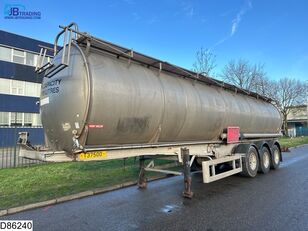 Menci Chemie 37100 liter RVS chemie tank, 1 Compartment chemische tank