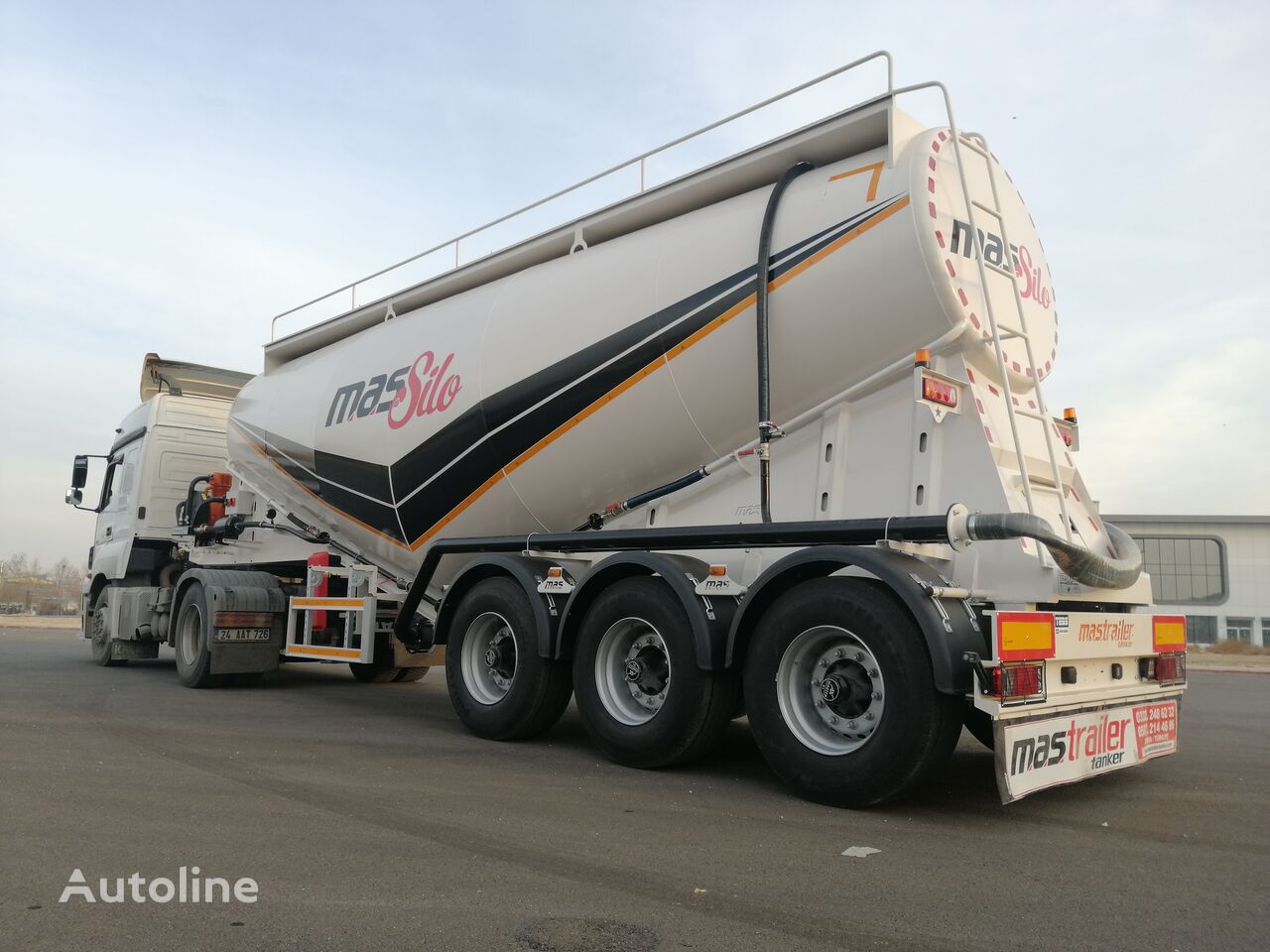 nieuw Mas Trailer Tanker 2024 Premium model v type silobas silo tankoplegger