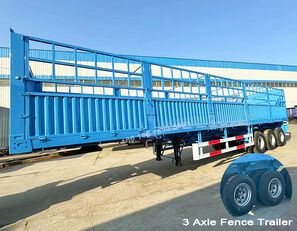 nieuw TITAN Livestock Cargo Fence Trailer for Sale in Sudan vee oplegger