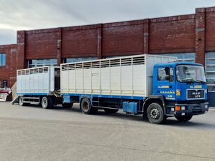 MAN 19.372 4x2 Livestock Guiton - Truck + Trailer - Manual gearbox - veewagen vrachtwagen