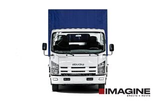 ISUZU NPR 82 L (CNG) huifzeilen vrachtwagen