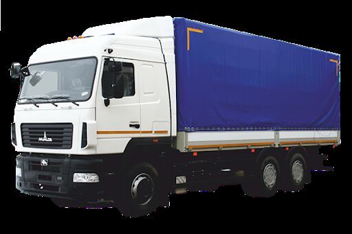 nieuw MAZ 6312E8 huifzeilen vrachtwagen