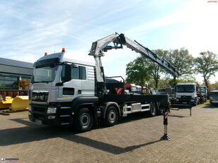 MAN TGS 26.440 8x2 RHD + Fassi F660RA.2.26 vrachtwagen platte bak