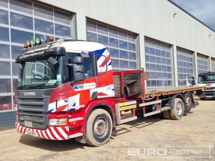 Scania P320 vrachtwagen platte bak